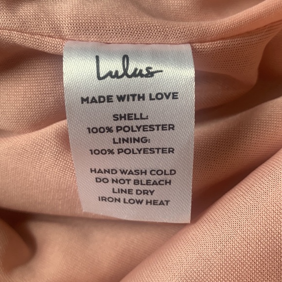 Lulus Faux-Wrap MIDI Dress Size Medium - Picture 5 of 5